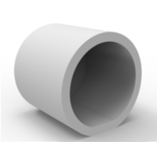 22mm NEONA Caurules Silikona Profila Noslēggals (Bez Cauruma)